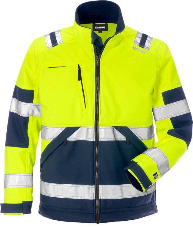 Fristads High Vis Softshelljack Klasse 2 4083 Wyh