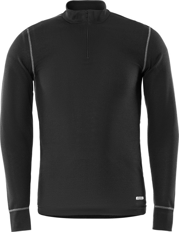 Fristads T-Shirt Lange Mouwen Met Korte Rits 789 Of