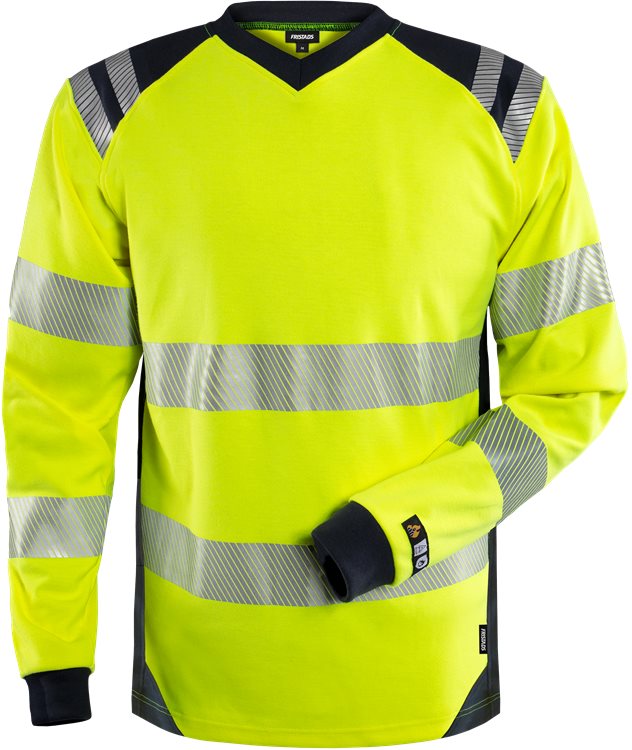Fristads Flamestat High-Vis T-Shirt Lange Mouwen Klasse 3 7359 Tfl