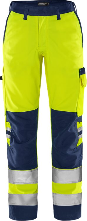 Fristads High Vis Green Broek Dames Klasse 2 2642 Gplu