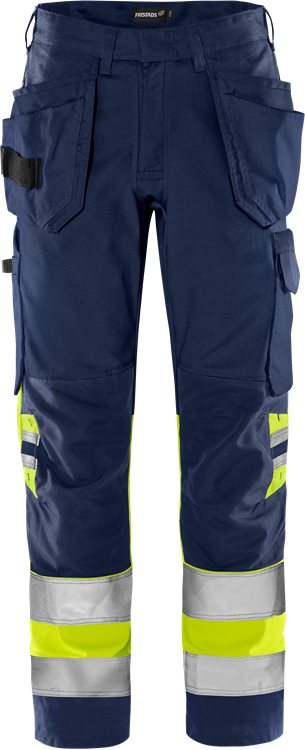 Fristads High Vis Green Werkbroek Klasse 1 2640 Gplu