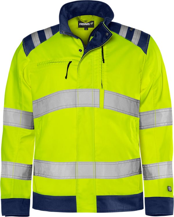 Fristads High Vis Green Jack Klasse 3 4067 Gplu