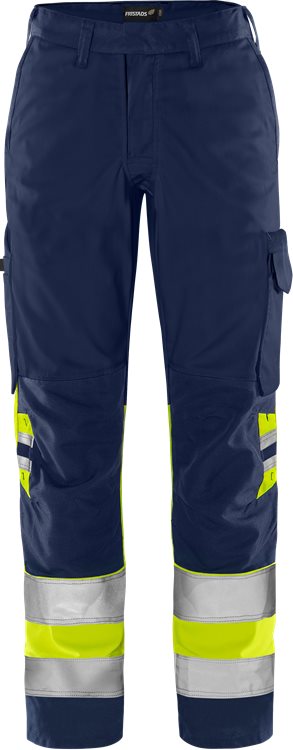 Fristads High Vis Green Broek Dames Klasse 1 2652 Gplu
