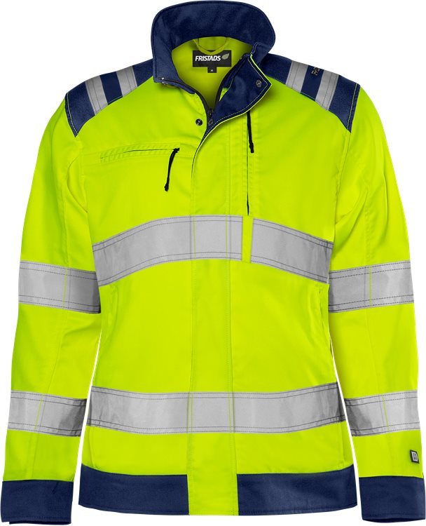Fristads High Vis Green Jack Dames Klasse 3 4068 Gplu
