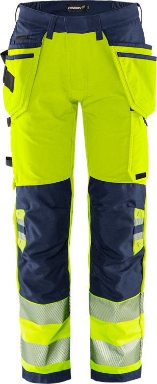 Fristads High Vis Green Werkbroek Stretch Klasse 2 2644 Gstp