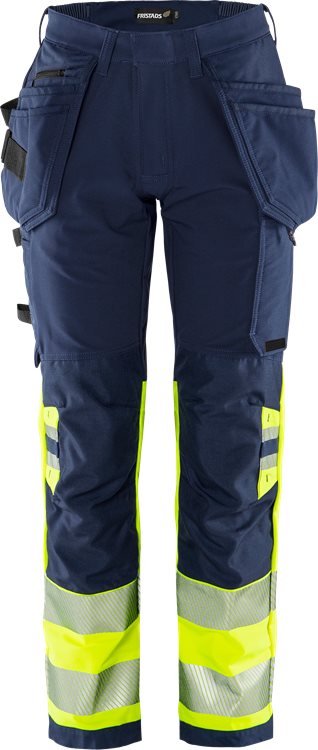 Fristads High Vis Green Werkbroek Dames Stretch Klasse 1 2663 Gstp