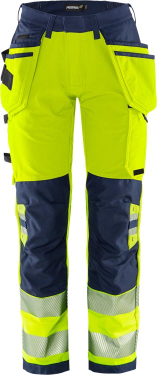 Fristads High Vis Green Werkbroek Dames Stretch Klasse 2 2664 Gstp