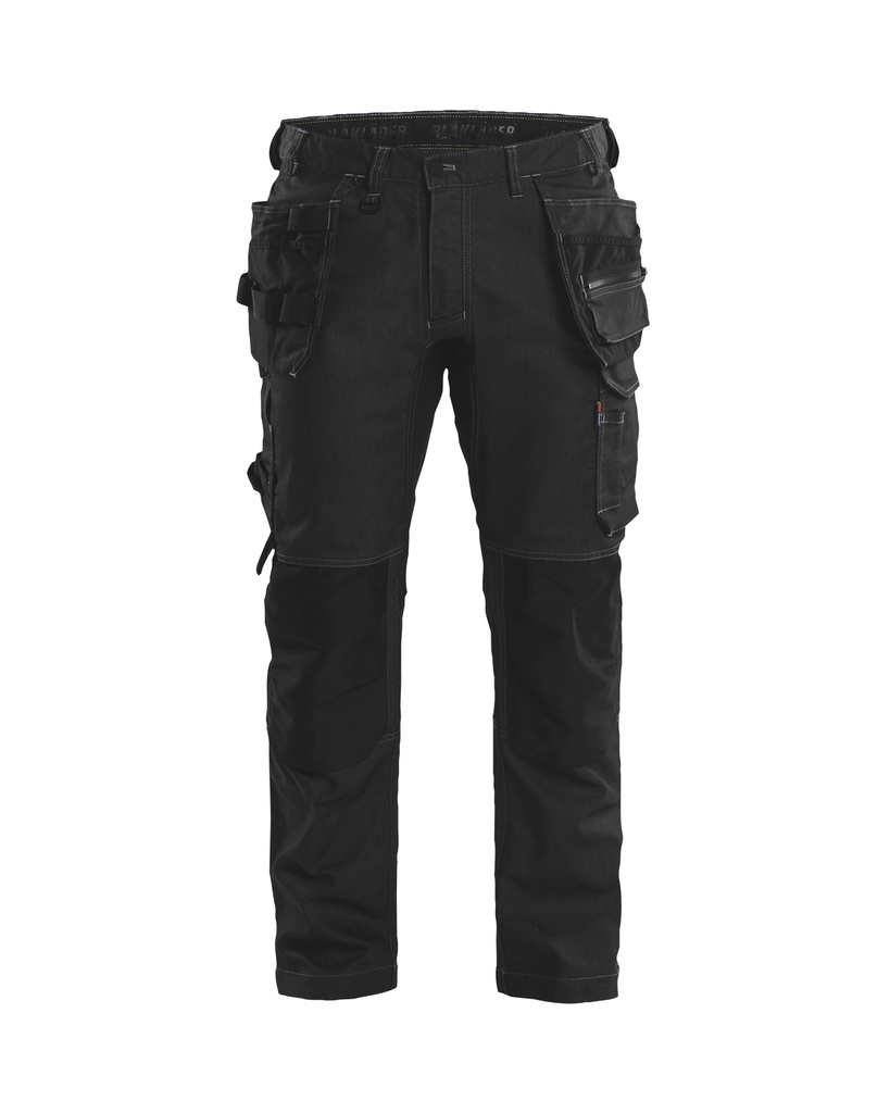 Blaklader 1750 Werkbroek Denim Stretch Met Gereedschapszakken