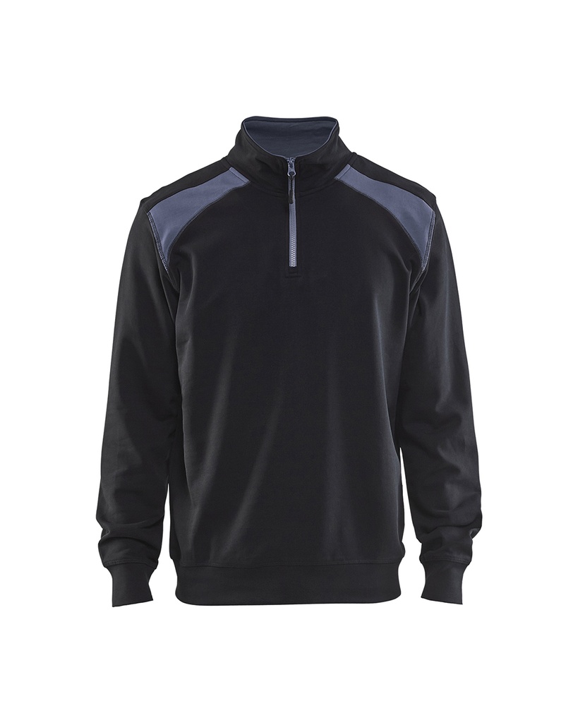 Blaklader 3353 Sweatshirt Bi-Colour Met Halve Rits