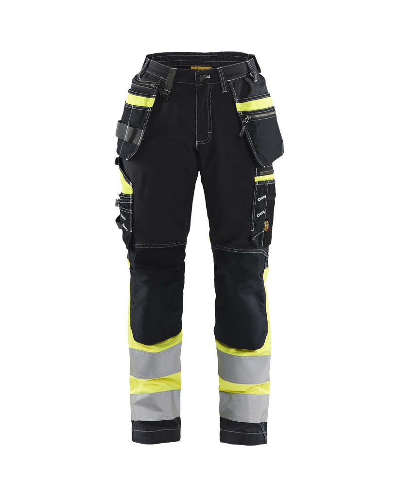 Blaklader 7196 Dames High Vis Werkbroek Met Stretch