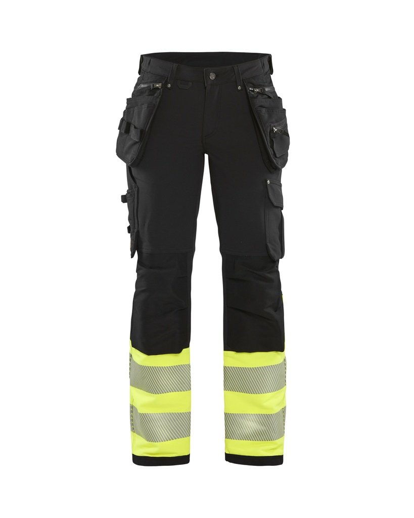 Blaklader 7193 Dames High Vis Werkbroek 4-Weg Stretch