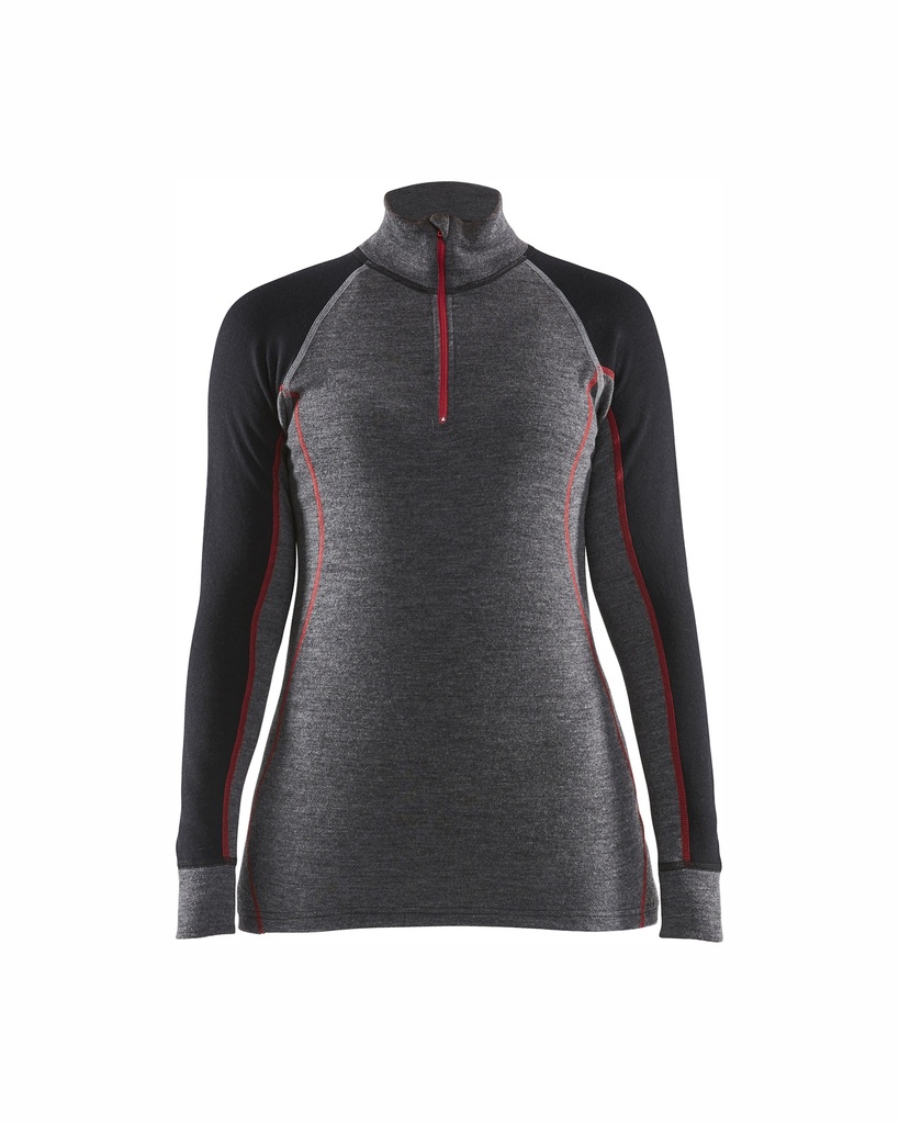 Blaklader 7299 Dames Onderhemd Zip-Neck 100% Merino Xwarm