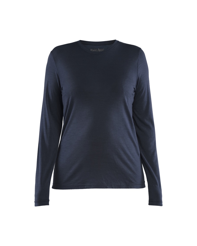 Blaklader 3539 Dames T-Shirt Van Merinowol Met Lange Mouwen