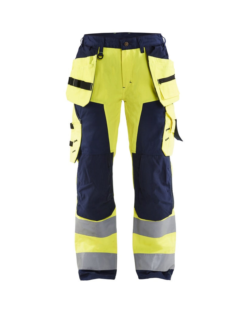 Blaklader 7156 Dames Werkbroek High Vis Met Gereedschapszakken