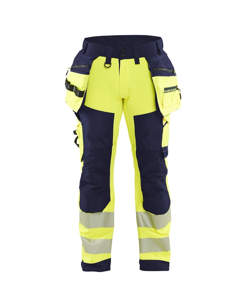 Blaklader 1820 High Vis Werkbroek Softshell Met Gereedschapszakken