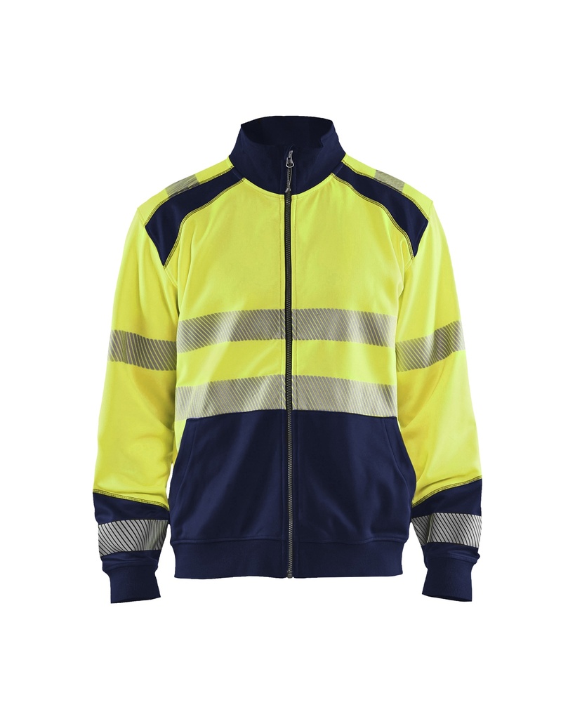 Blaklader 3558 Sweatshirt Met Rits High Vis