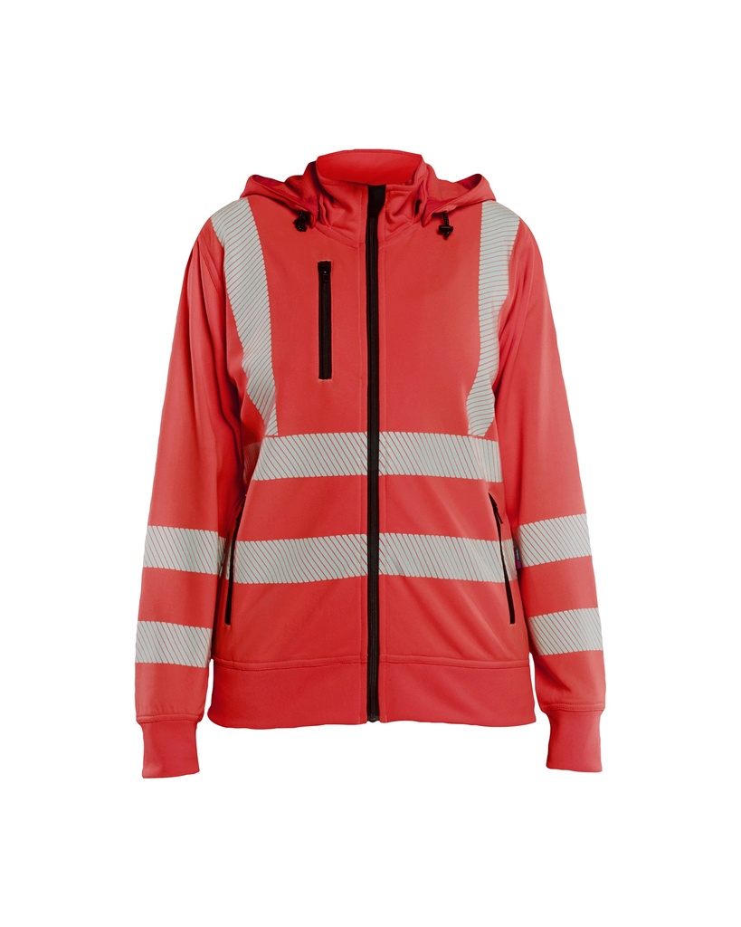 Blaklader 3574 Dames High Vis Sweatshirt Met Afneembare Capuchon