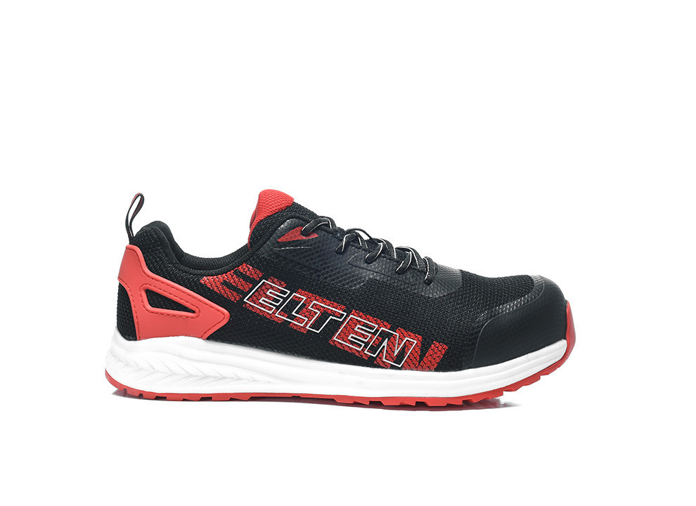 Elten Batis Black-Red Low Esd S1Pl Werkschoenen