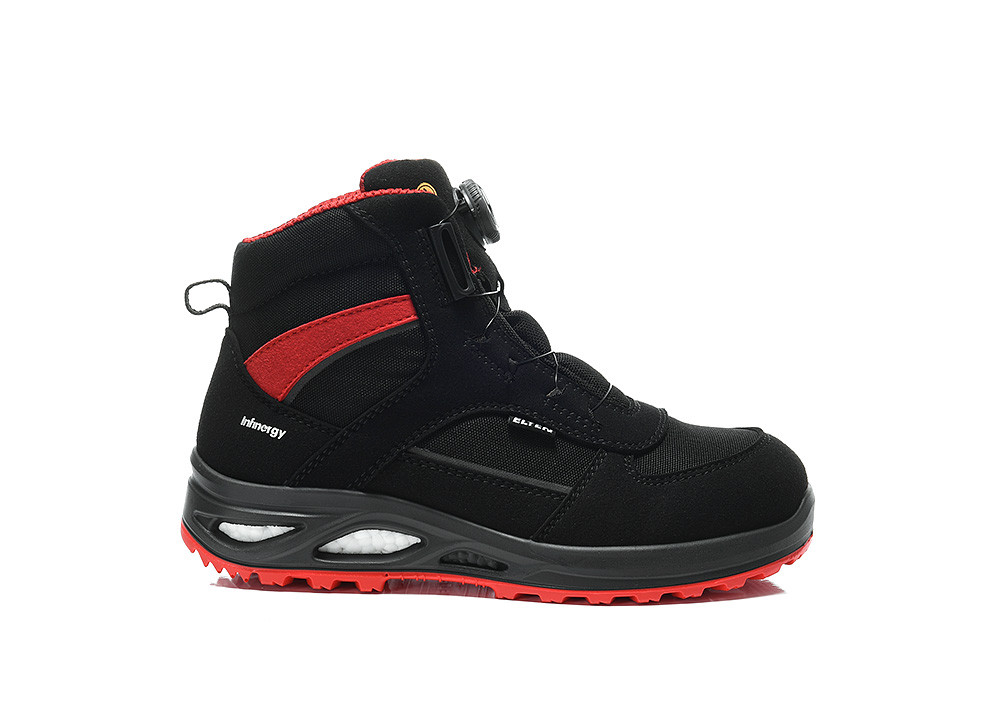 Elten Hannah Xxtl Boa® Black-Red Mid Esd S3S Werkschoenen