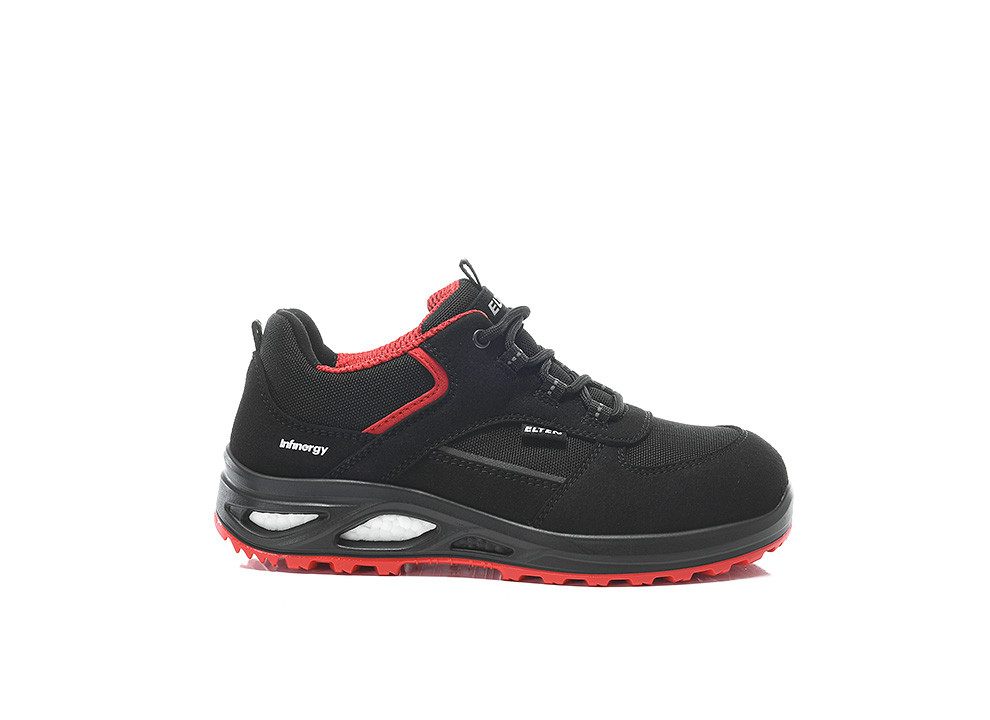 Elten Hannah Xxtl Black-Red Low Esd S3S Werkschoenen