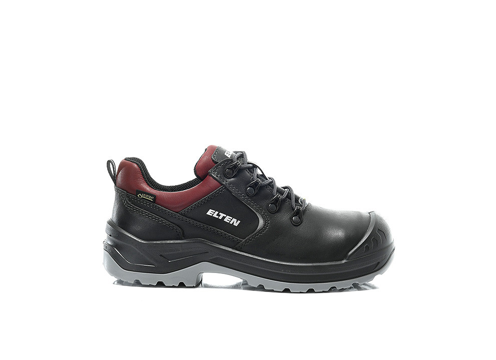 Elten Lena Gtx Black-Red Low Esd S3 Ci Werkschoenen