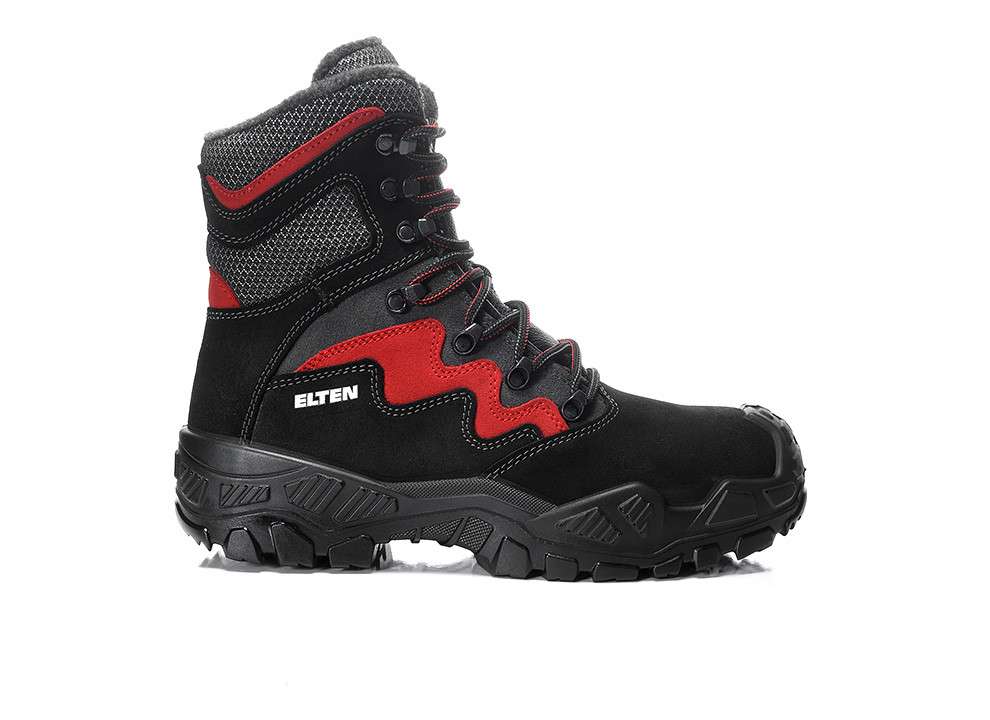 Elten Mick Black-Red High Esd S3S Ci Werkschoenen