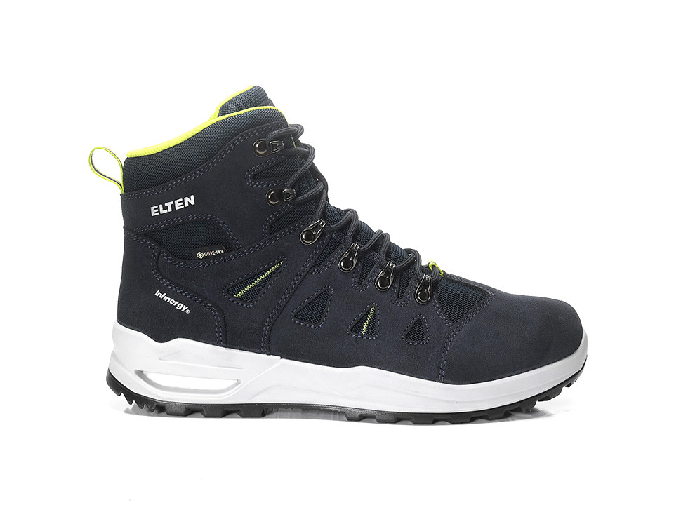 Elten Riley Xxf Gtx Blue-Lime Mid Esd O2 Wr Ci Werkschoenen