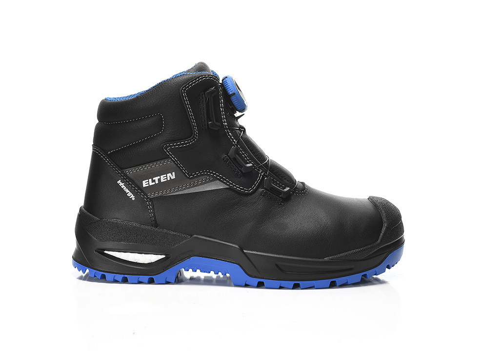 Elten Stefano Xxsg Boa® Black-Blue Mid Esd S3 Werkschoenen