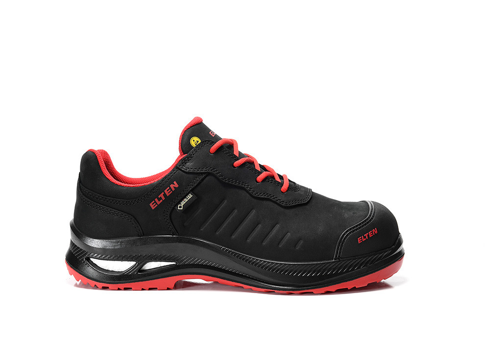 Elten Stewart Xxg Pro Gtx Black-Red Low Esd S3 Hi Ci Werkschoenen