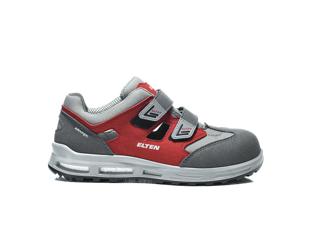 Elten Travis Xxt Grey-Red Easy Esd S1 Werkschoenen