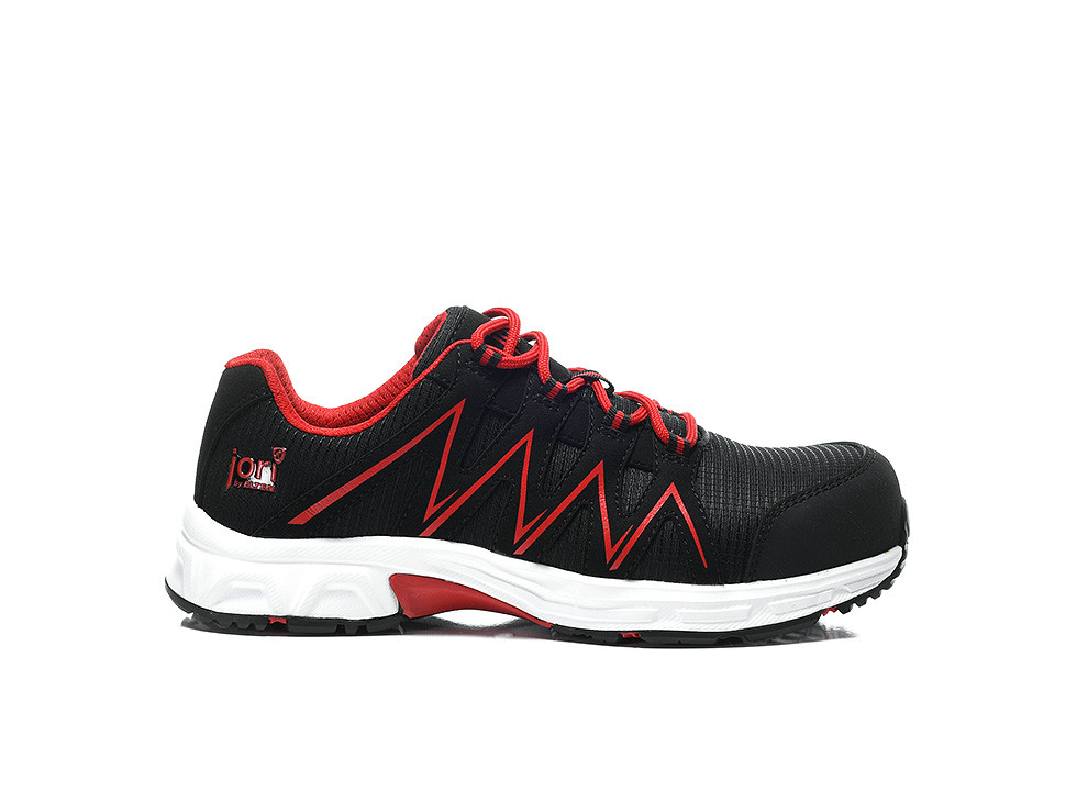 Jori Speedy Black-Red Low Esd S3S Werkschoenen