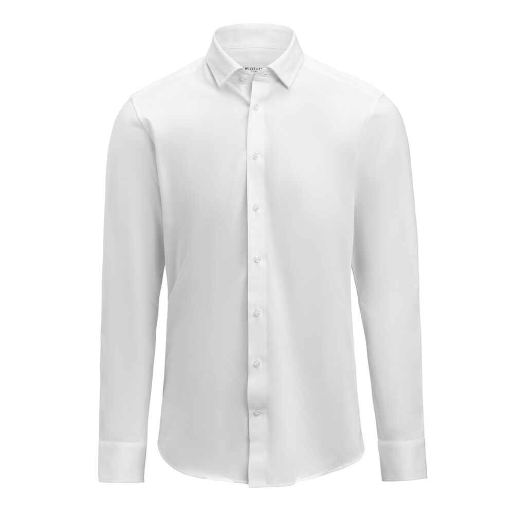 J.Harvest & Frost Yellow Bow 57 Hemd Slim Fit Heren