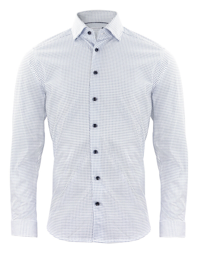 J.Harvest & Frost Indigo Bow 131 Hemd Slim Fit Heren