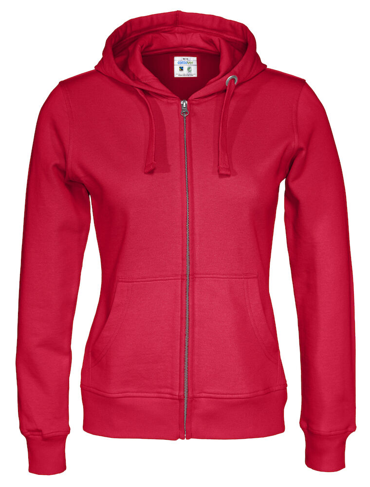 Cottover Hoodie Full Zip Lady - GOTS
