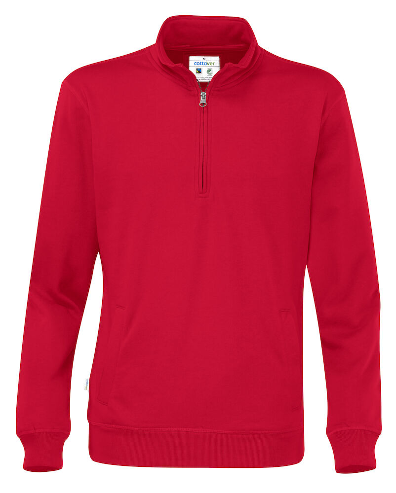 Cottover Sweater Half Zip Unisex - GOTS