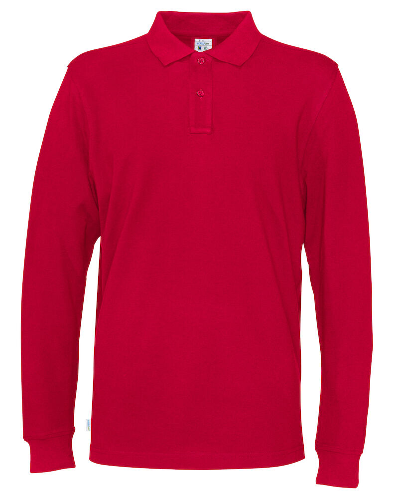 Cottover Polo Pique Long Sleeve Man - GOTS