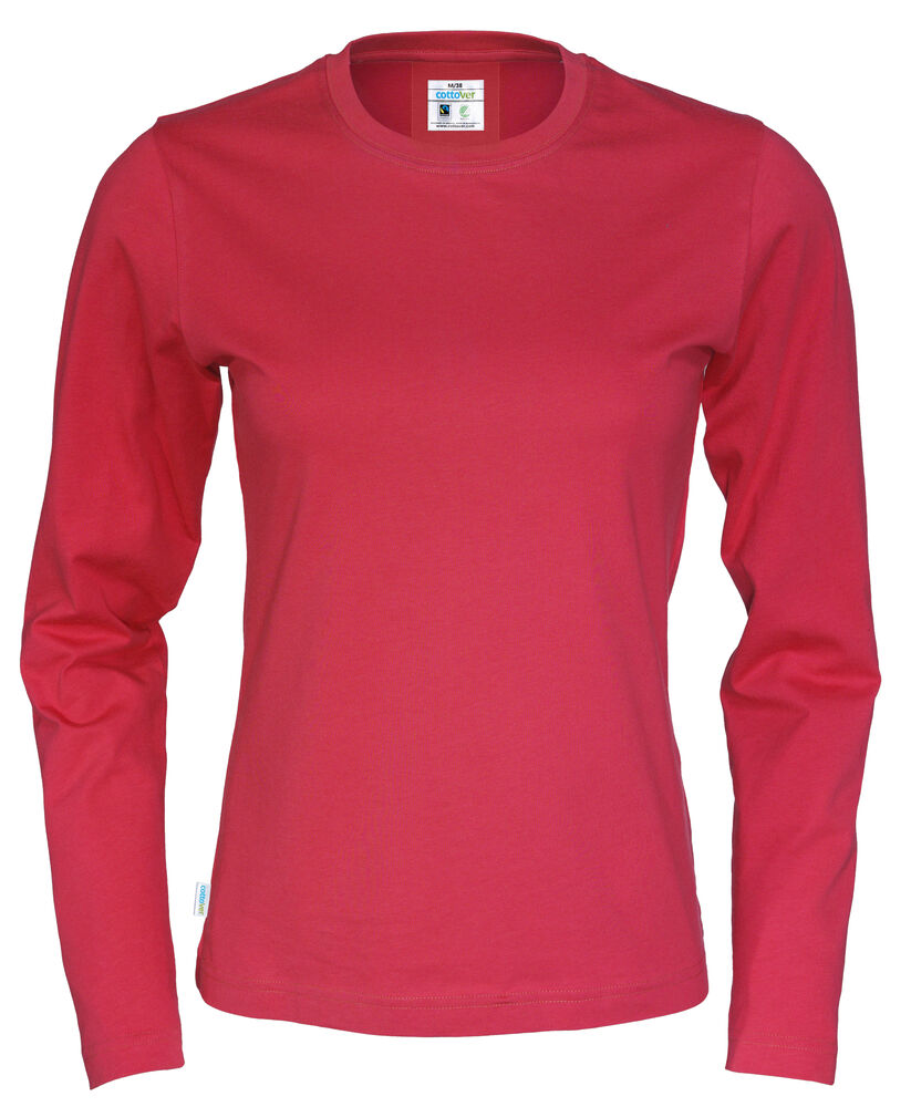 Cottover T-Shirt Long Sleeve Lady - GOTS