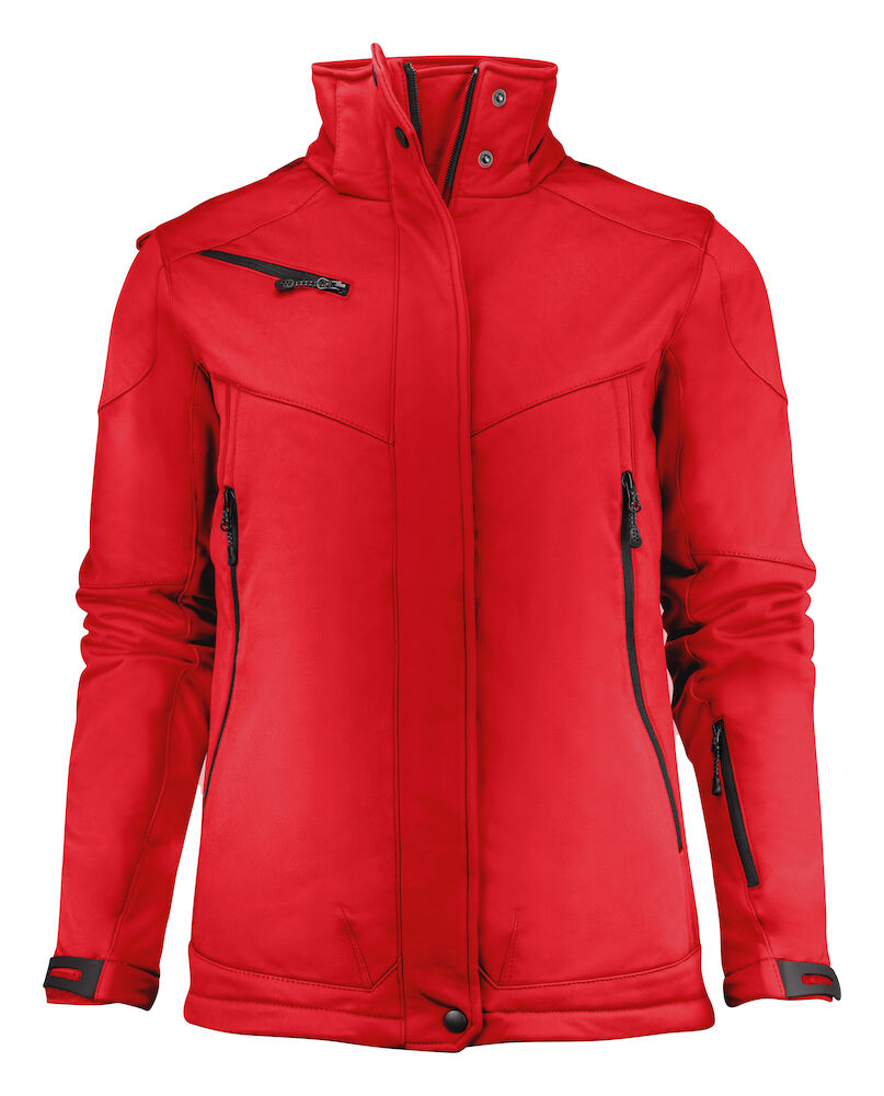 Printer Skeleton Softshell Jas Dames