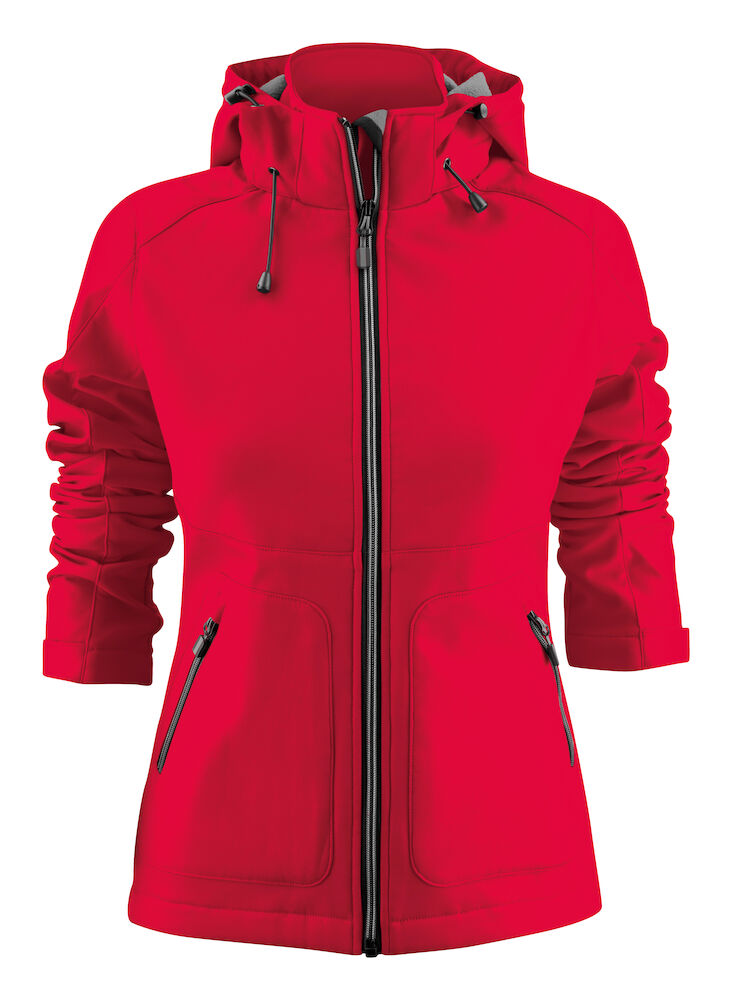Printer Karting Softshell Jas Dames