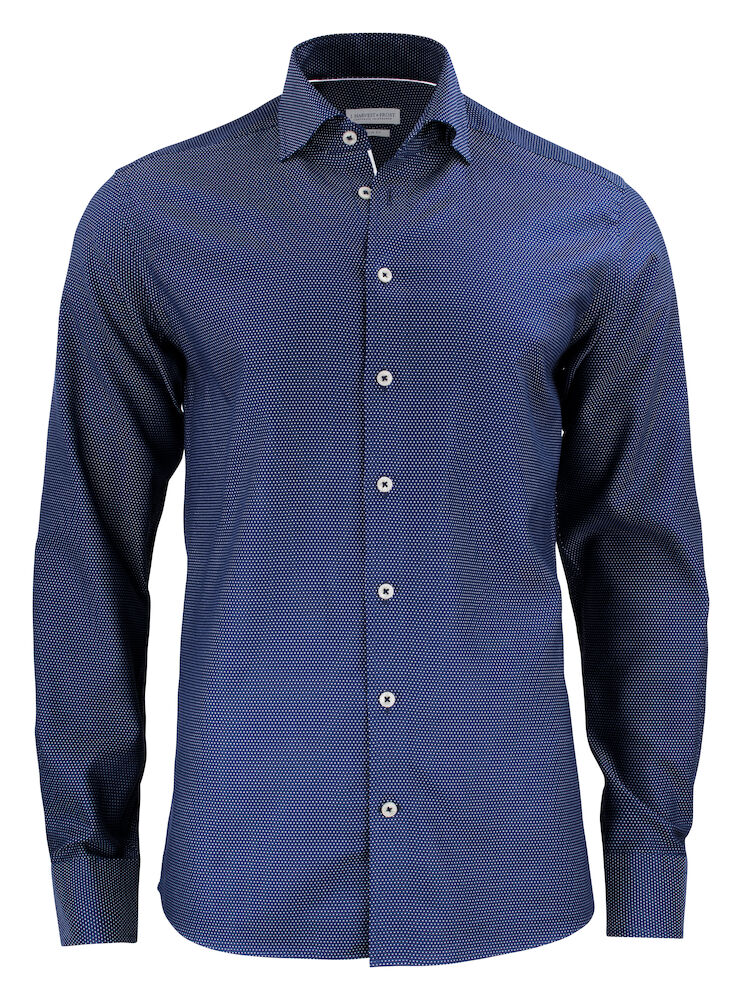 J.Harvest & Frost Purple Bow 49 Hemd Regular Fit Heren