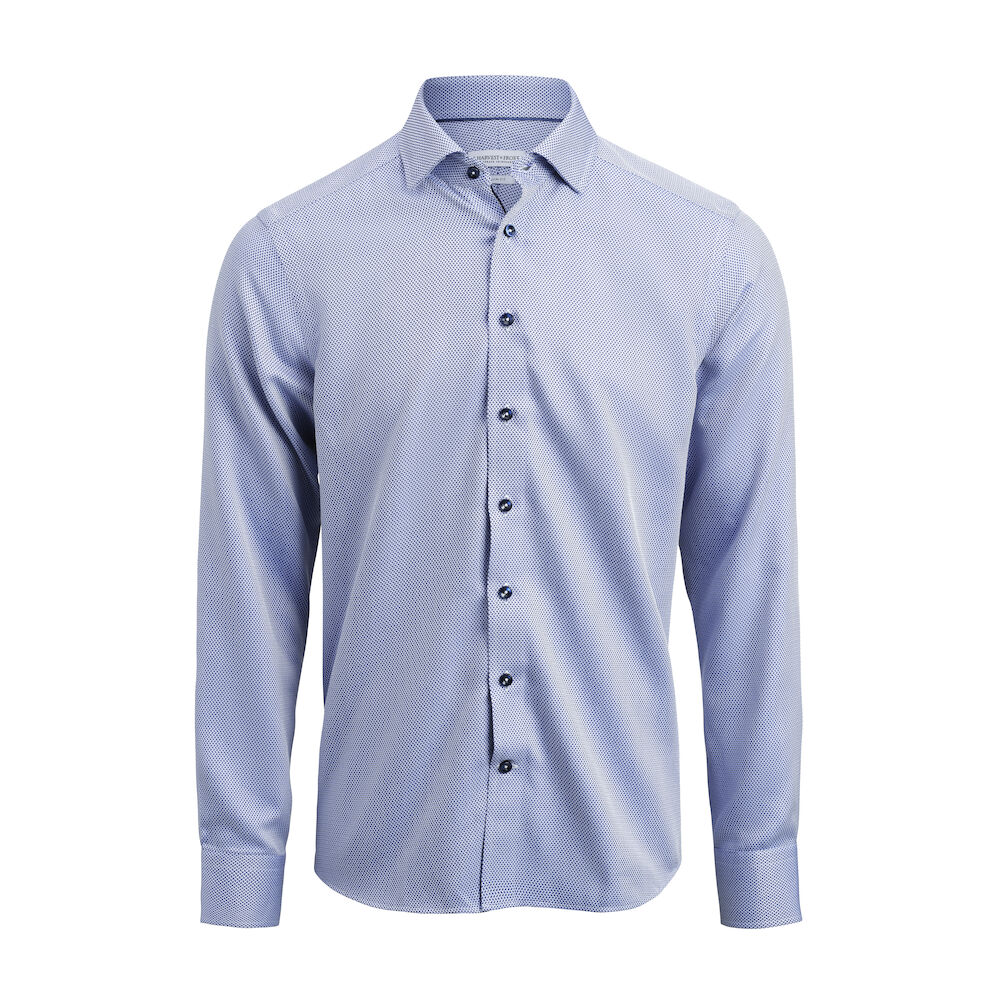 J.Harvest & Frost Yellow Bow 55 Hemd Regular Fit Heren
