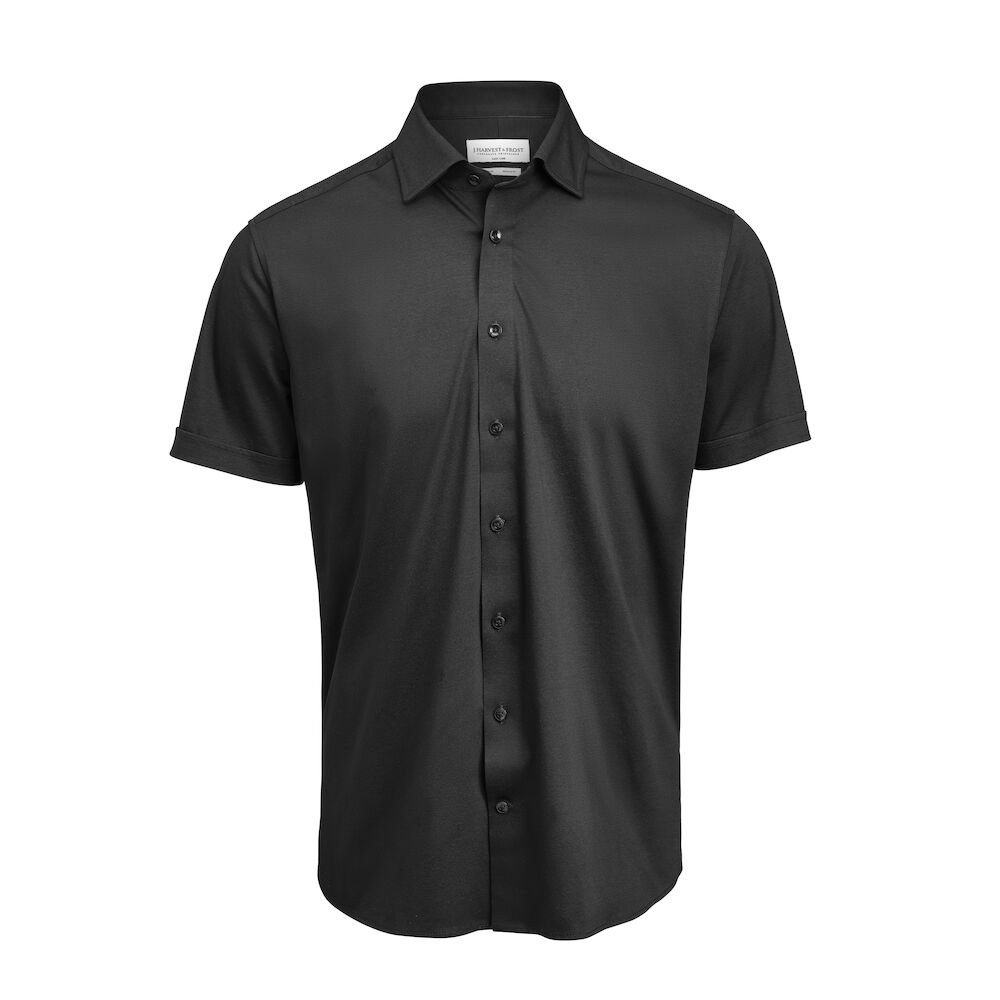 J.Harvest & Frost Indigo Bow 132 S/S Hemd Slim Fit Heren