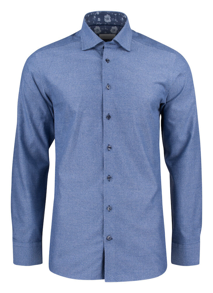 J.Harvest & Frost Purple Bow 144 Hemd Regular Fit Heren