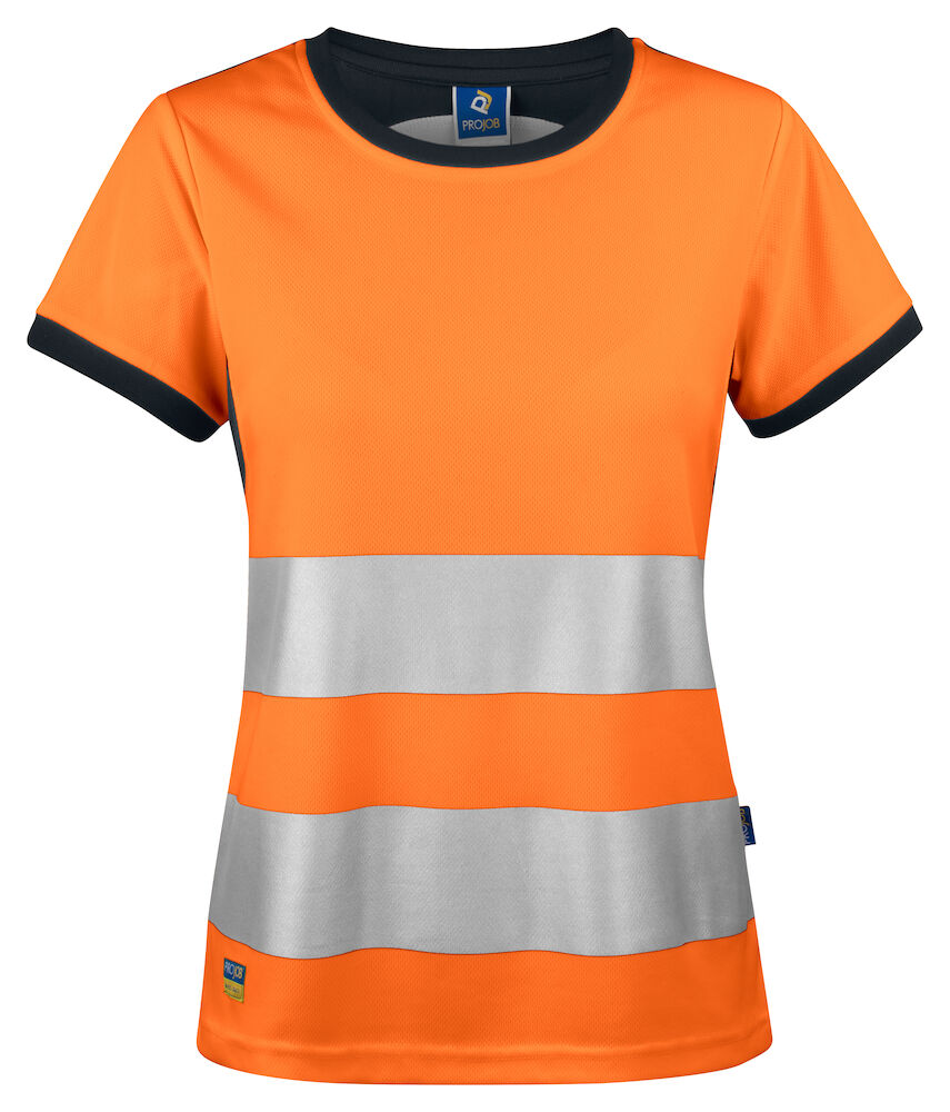 Projob 6012 Signalisatiet-Shirt En Iso 20471 Klasse 2 Dames