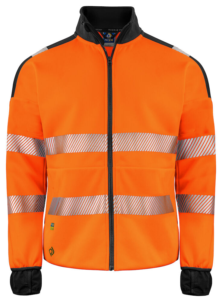 Projob 6109 Signalisatiesweater Met Lange Ritssluiting En Iso 20471 Klasse 3