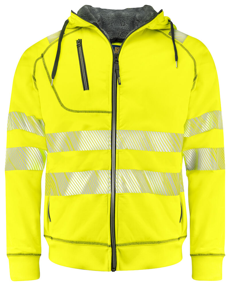 Projob 6130 Signalisatiehoodie Gevoerd En Iso 20471 Klasse 3/2