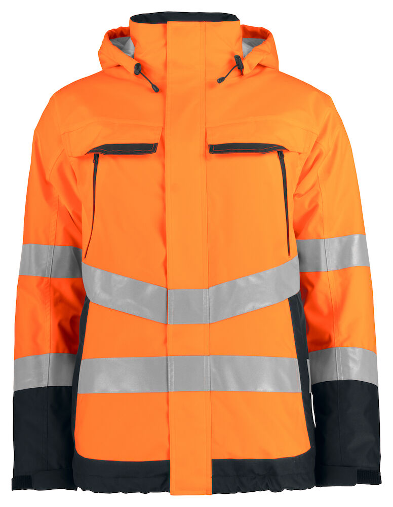 Projob 6441 Gevoerde Signalisatieregenjas En Iso 20471 Klasse 3