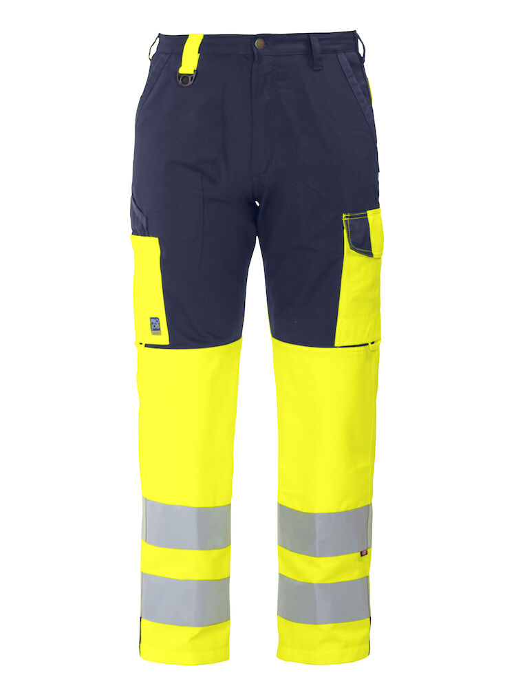 Projob 6501 Signalisatiebroek Met Kniezakken En Iso 20471 Klasse 2