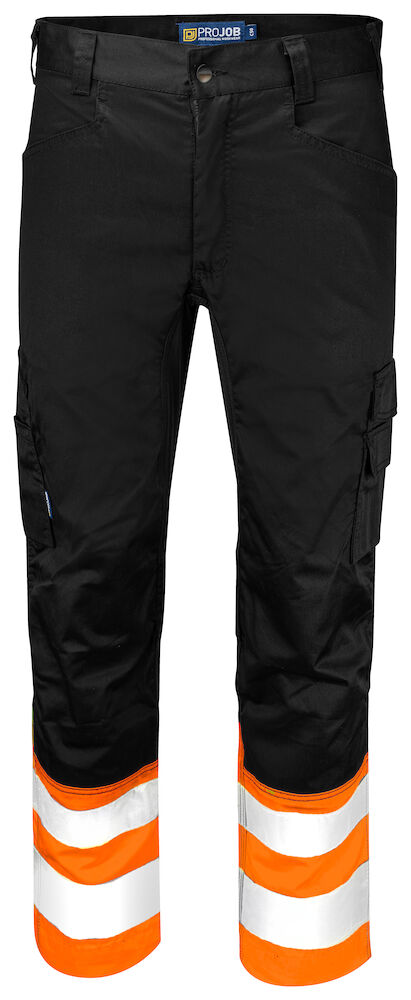 Projob 6537 Signalisatie Stretchbroek Met Kniezakken En Iso 20471 Klasse 1
