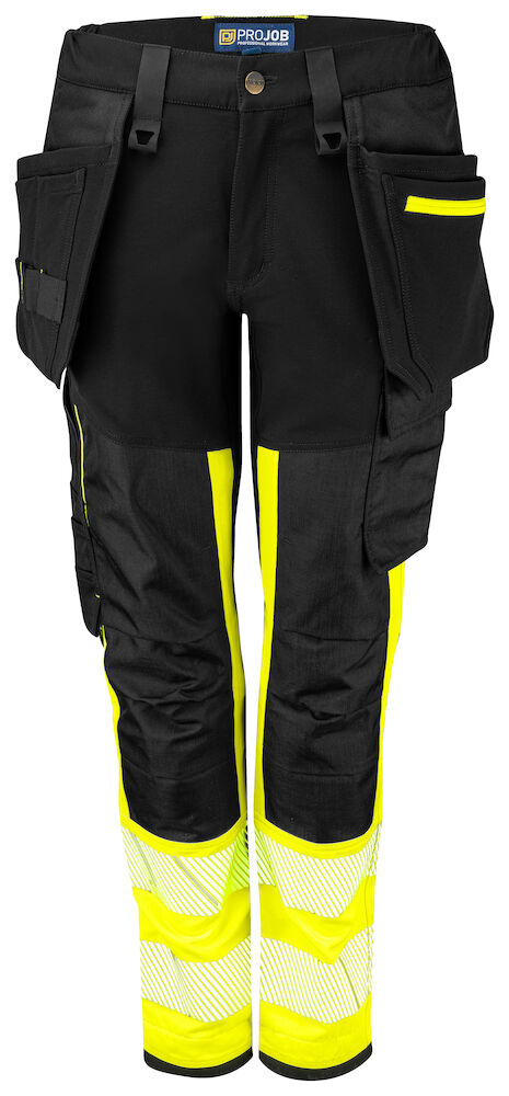 Projob 6543 Signalisatiestretchbroek Dames En Iso 20471 Klasse 1